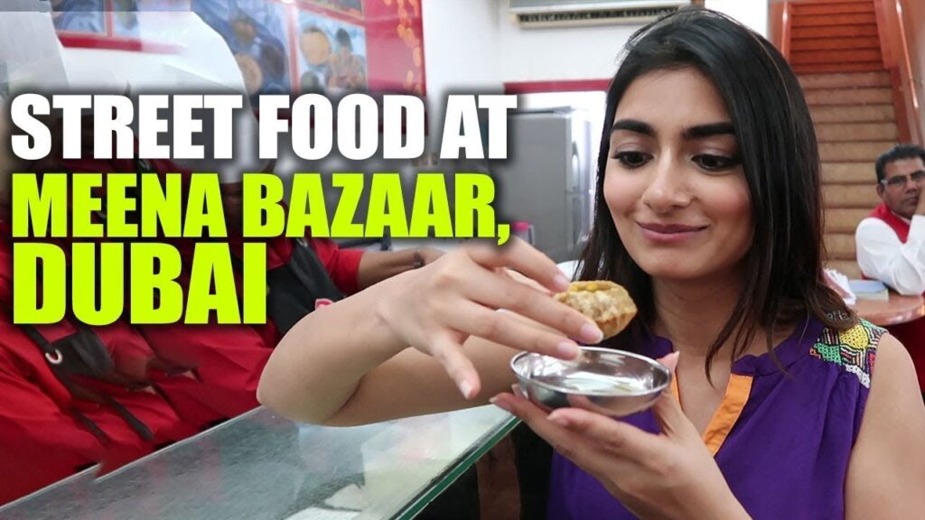 Street food of India at Meena Bazar