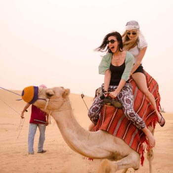 camel ride in desert safari